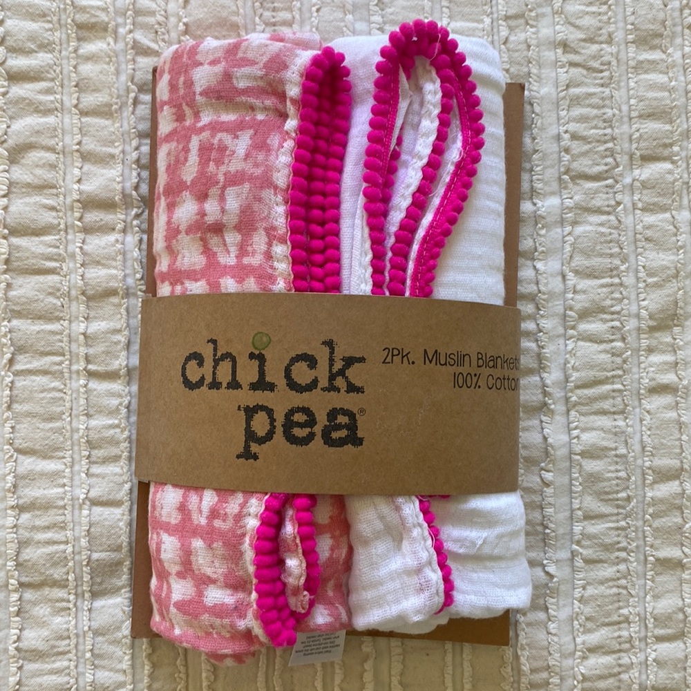 Muslin blankets 2 pack